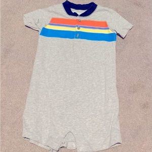 Baby boy short sleeve Carter’s summer romper size 18-24 months